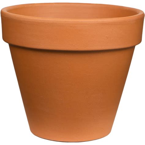 6 clay pots